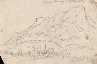 Between Chamberg and Mt. Meliant by John Robert Cozens